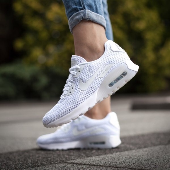 Nike Air Max 90 Ultra BR Mesh White Sz 6.5 Nike Air Max 90 Ultra BR Mesh White Sz 6.5